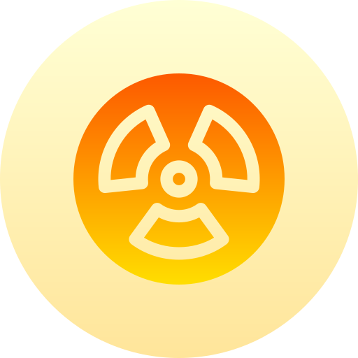 Radioactive Basic Gradient Circular icon