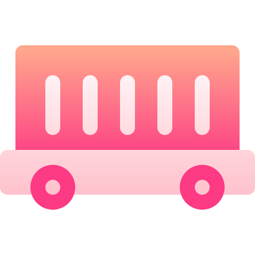 Freight wagon Basic Gradient Gradient icon