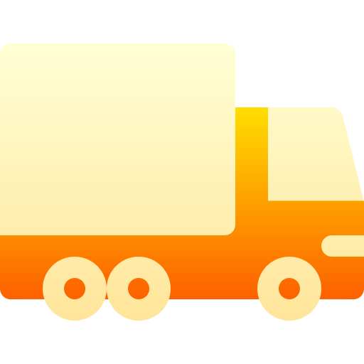 ciężarówka dostawcza Basic Gradient Gradient ikona