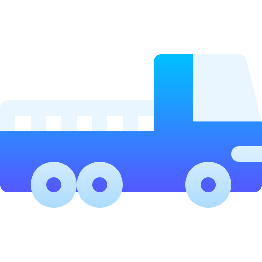 piccolo camion Basic Gradient Gradient icona