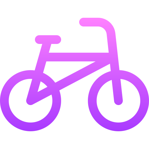 fahrrad Basic Gradient Lineal color icon