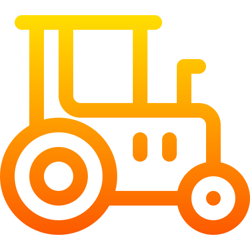 tractor Basic Gradient Lineal color icono