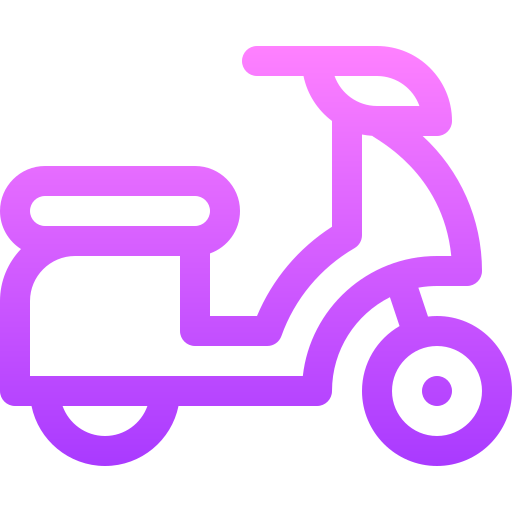 Scooter Basic Gradient Lineal color icon