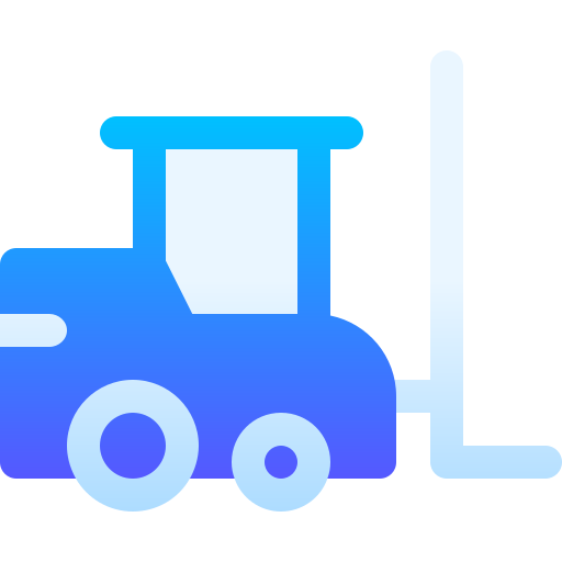 Forklift Basic Gradient Gradient icon