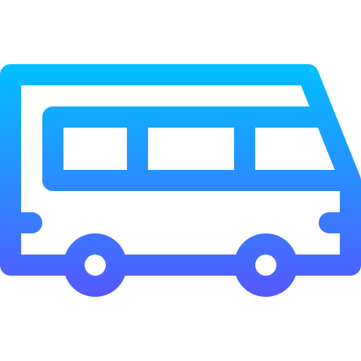 camioneta Basic Gradient Lineal color icono