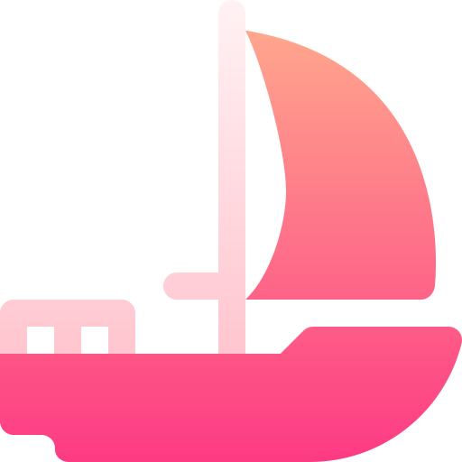 segelboot Basic Gradient Gradient icon