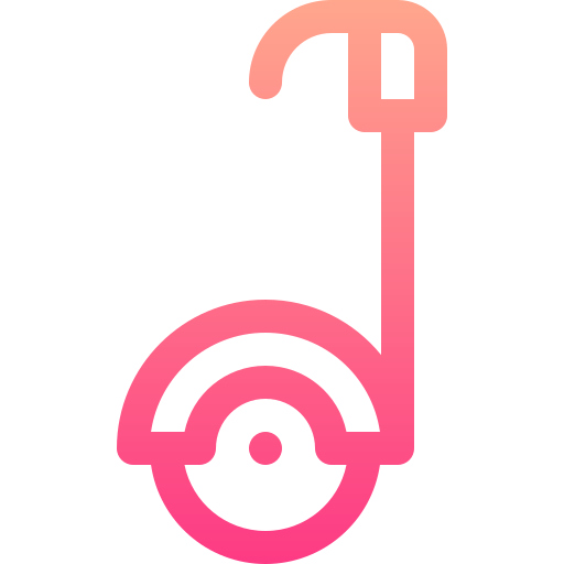 Segway Basic Gradient Lineal color icon