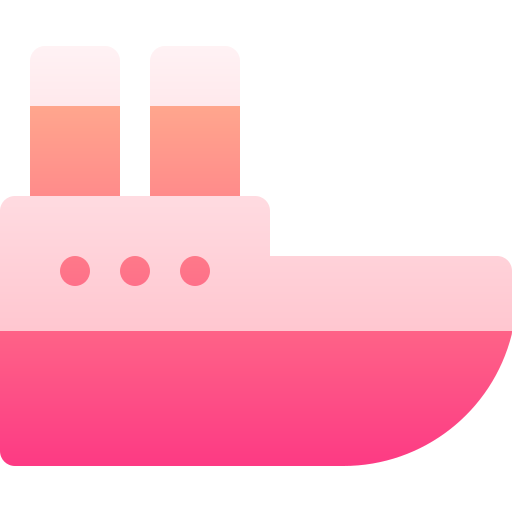 statek towarowy Basic Gradient Gradient ikona