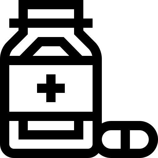 drogas Basic Straight Lineal Ícone