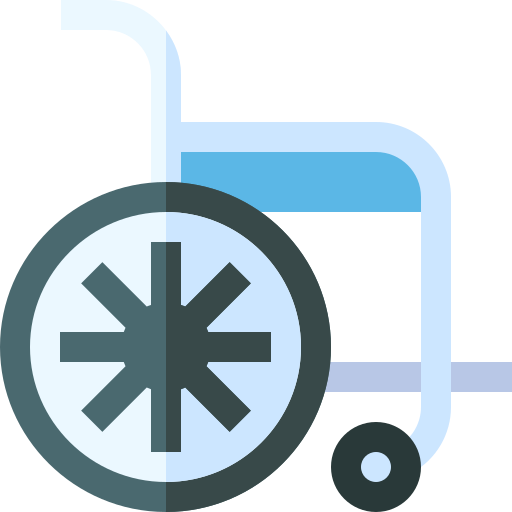 wózek inwalidzki Basic Straight Flat ikona