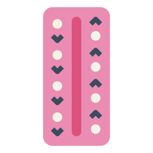 Противозачаточные таблетки Smalllikeart Flat иконка