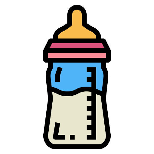 Feeding bottle Smalllikeart Lineal Color icon
