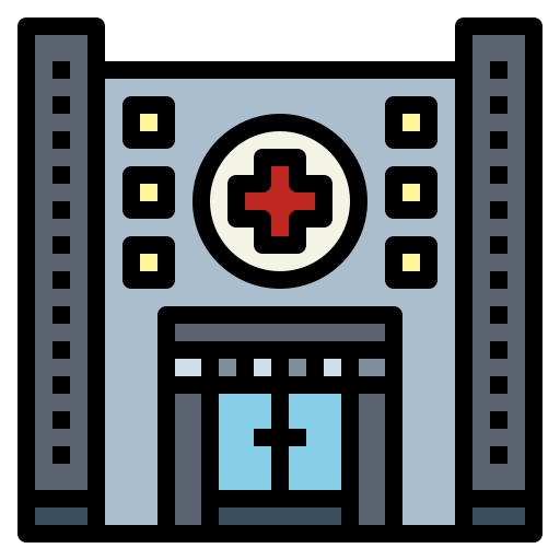 病院 Smalllikeart Lineal Color icon