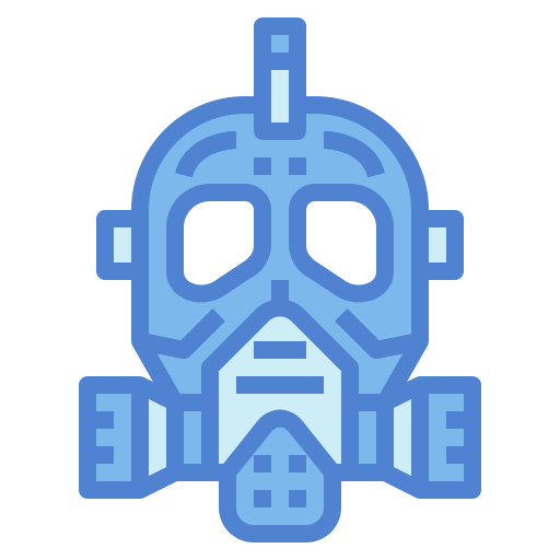 ガスマスク Generic Blue icon