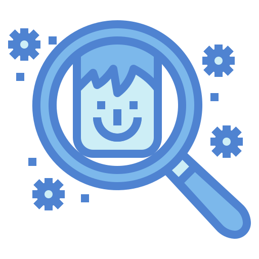 바이러스 스캔 Generic Blue icon