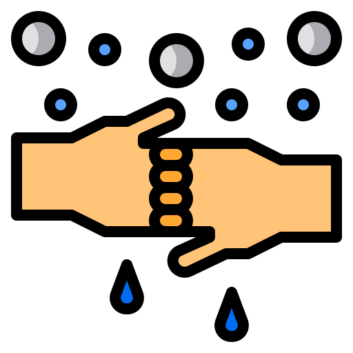 Мытье рук Catkuro Lineal Color иконка