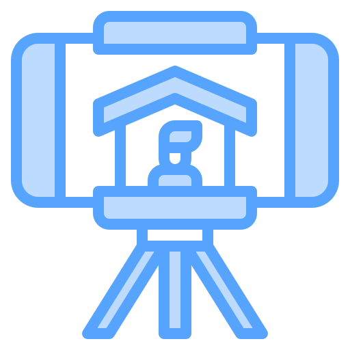 Videoconference Catkuro Blue icon