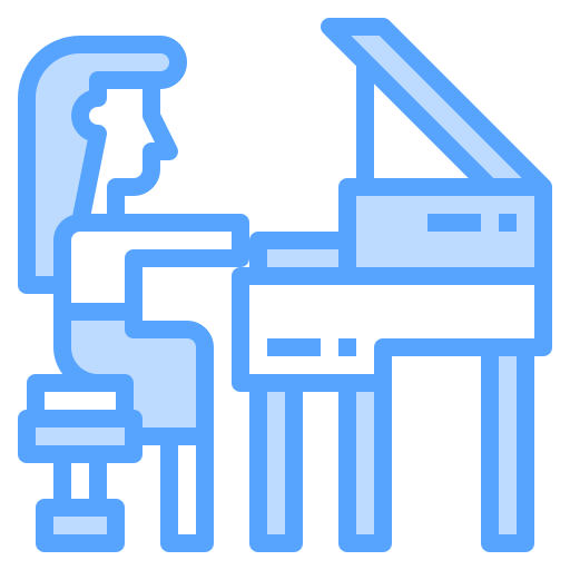 Piano Catkuro Blue icon