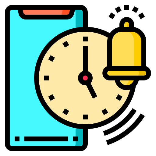 alarm Catkuro Lineal Color icon