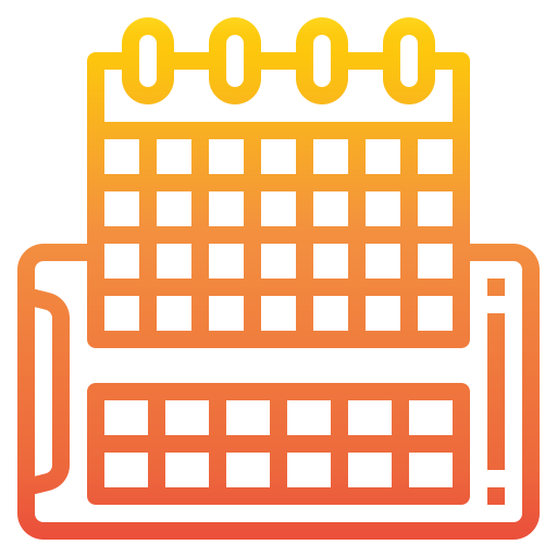 kalendarz Catkuro Gradient ikona