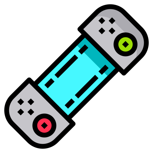 consola de juego Catkuro Lineal Color icono