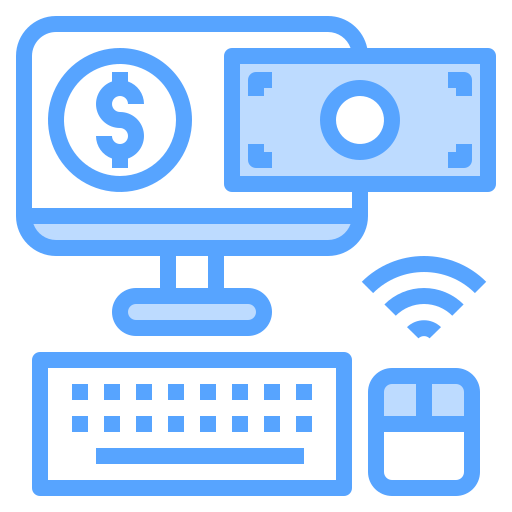 Online banking Catkuro Blue icon