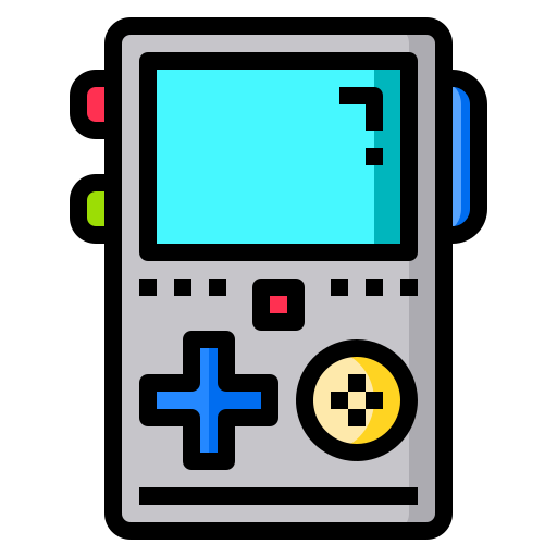 console de jeu Catkuro Lineal Color Icône