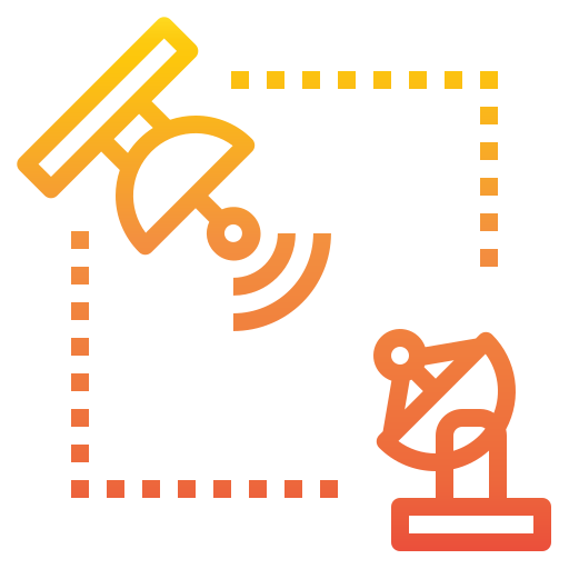 sygnał satelitarny Catkuro Gradient ikona