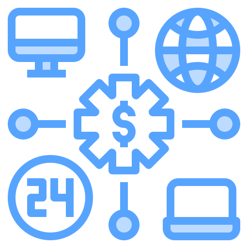 Internet banking Catkuro Blue icon