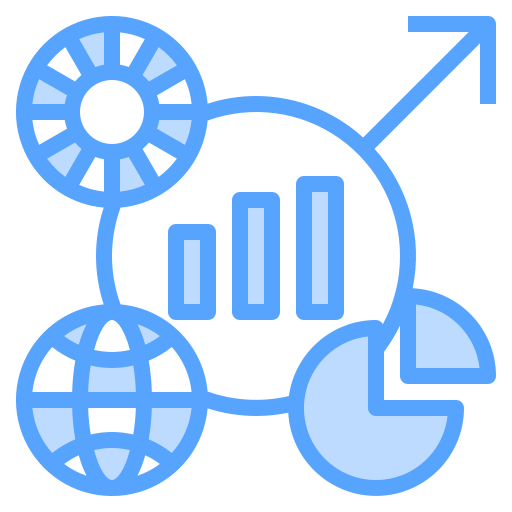 Data analysis Catkuro Blue icon