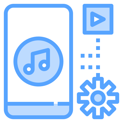 muziek-app Catkuro Blue icoon