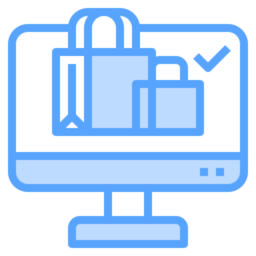 e-commerce Catkuro Blue icon