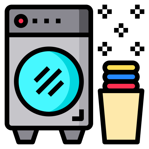 lavandería Catkuro Lineal Color icono