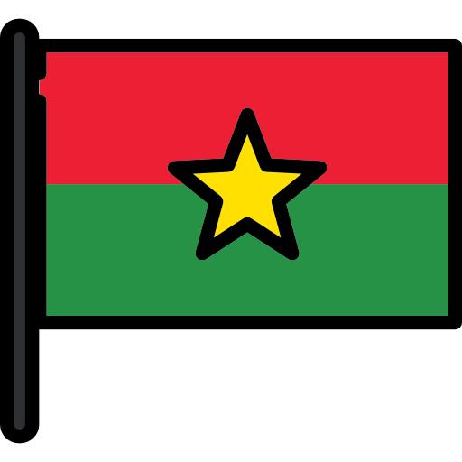 Буркина-Фасо Flags Mast иконка
