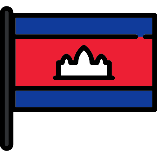 kambodża Flags Mast ikona