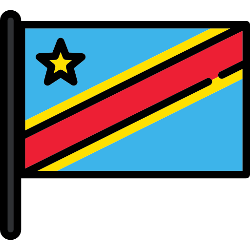 democratische republiek van congo Flags Mast icoon
