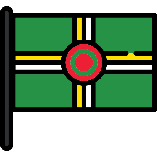 dominika Flags Mast ikona