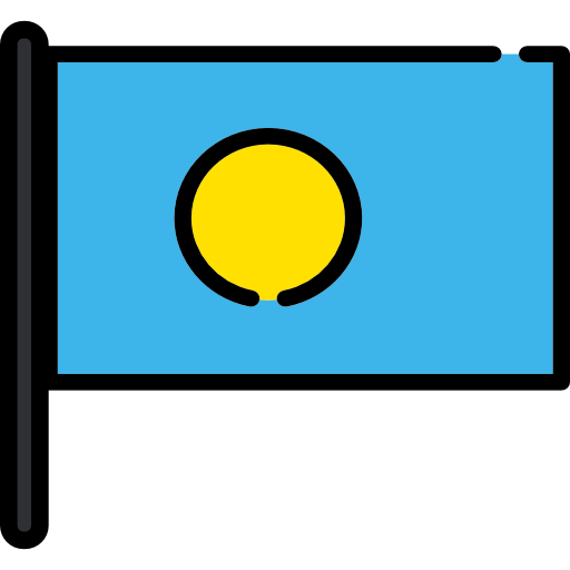 palau Flags Mast icon