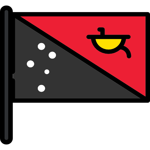 papua nowa gwinea Flags Mast ikona