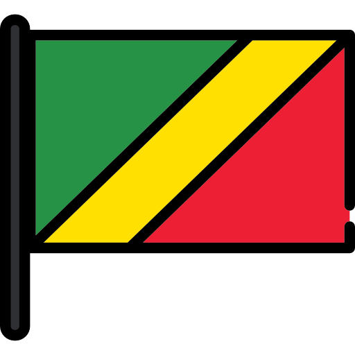 republika konga Flags Mast ikona