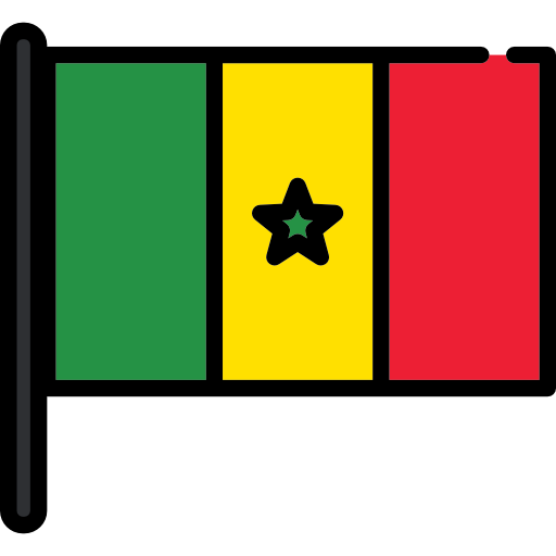 senegal Flags Mast icono