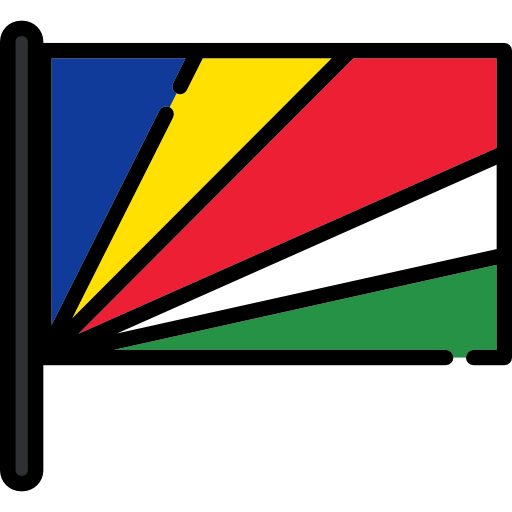 les seychelles Flags Mast Icône