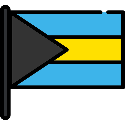 bahamas Flags Mast Ícone
