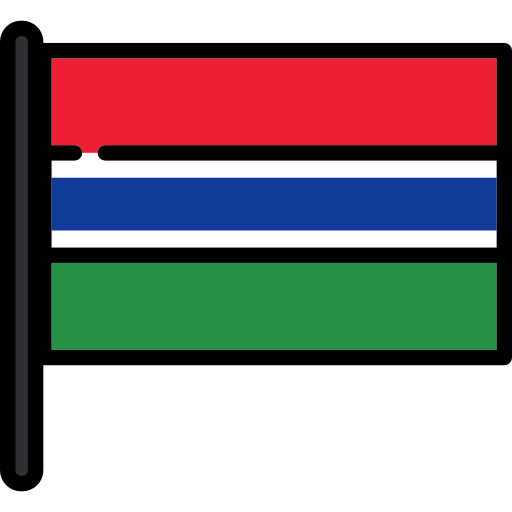 gambia Flags Mast icoon
