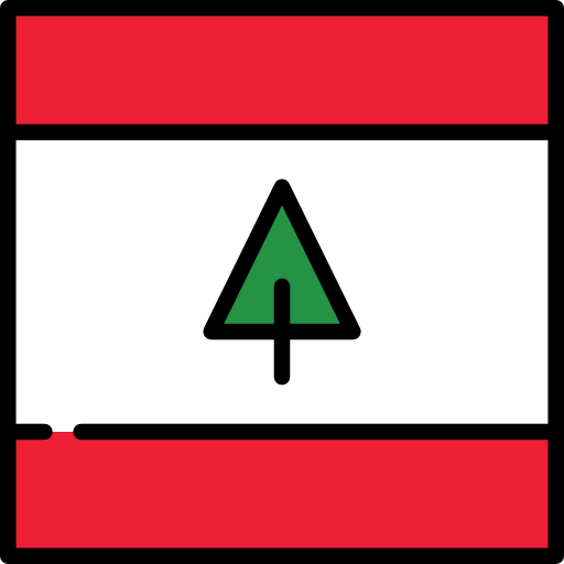 Lebanon Flags Square icon