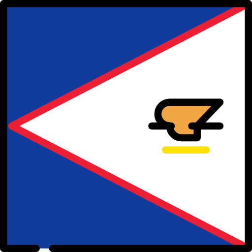American samoa Flags Square icon