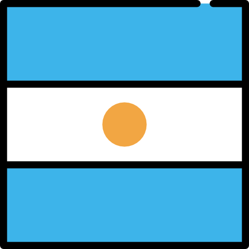 argentina Flags Square Ícone