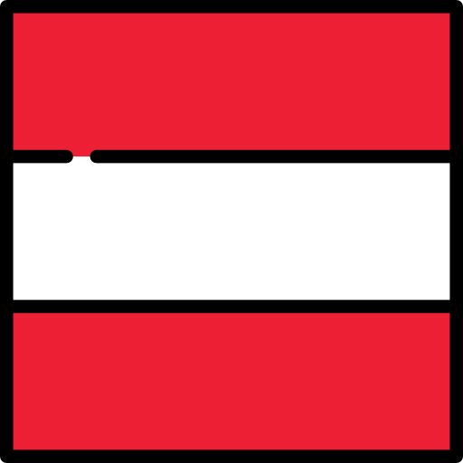 austria Flags Square ikona