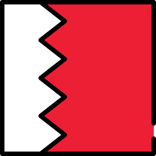 bahréin Flags Square icono