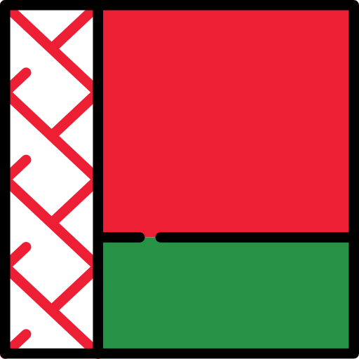 bielorrusia Flags Square icono
